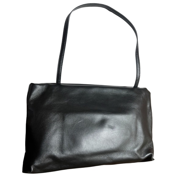 Pre-owned Notte Shoulder Bag Mansur Gavriel Black/Flamma Leather Clutch - Picture 11 of 17